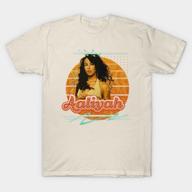 Aaliyah \\ Retro Art T-Shirt by Nana On Here